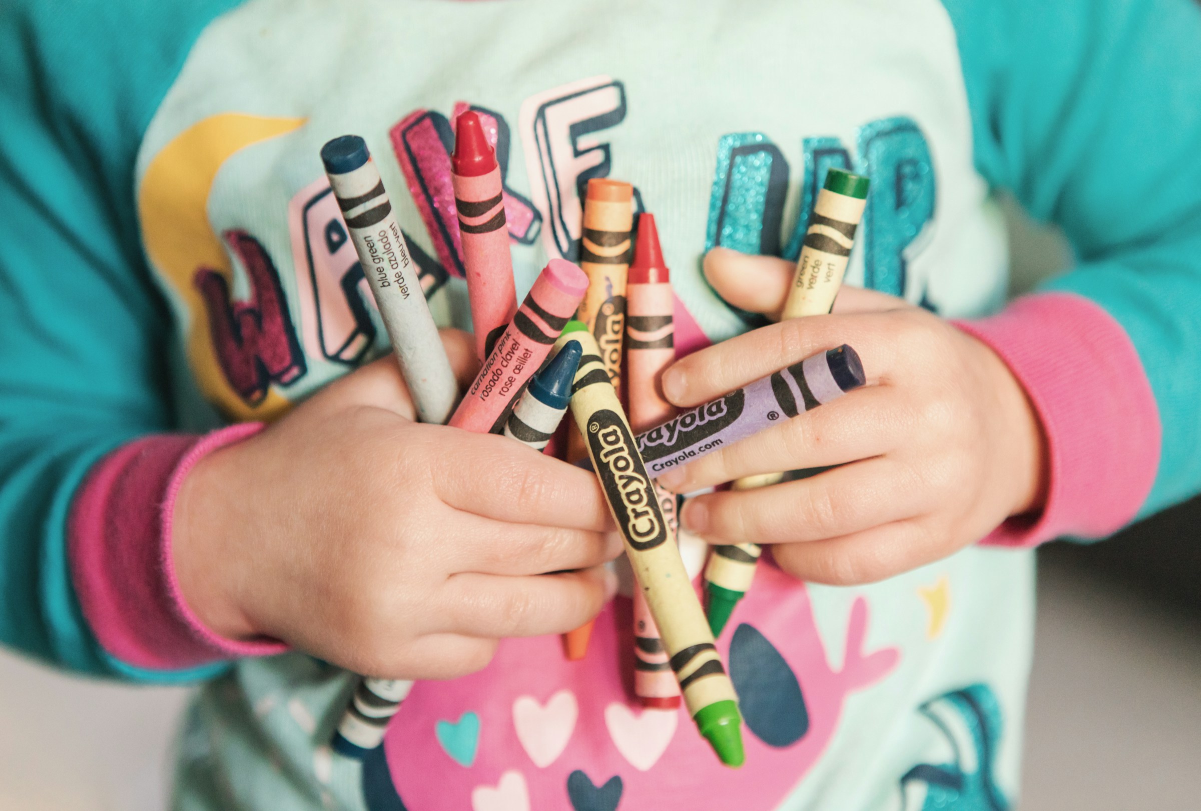 Children learning through play in the garden